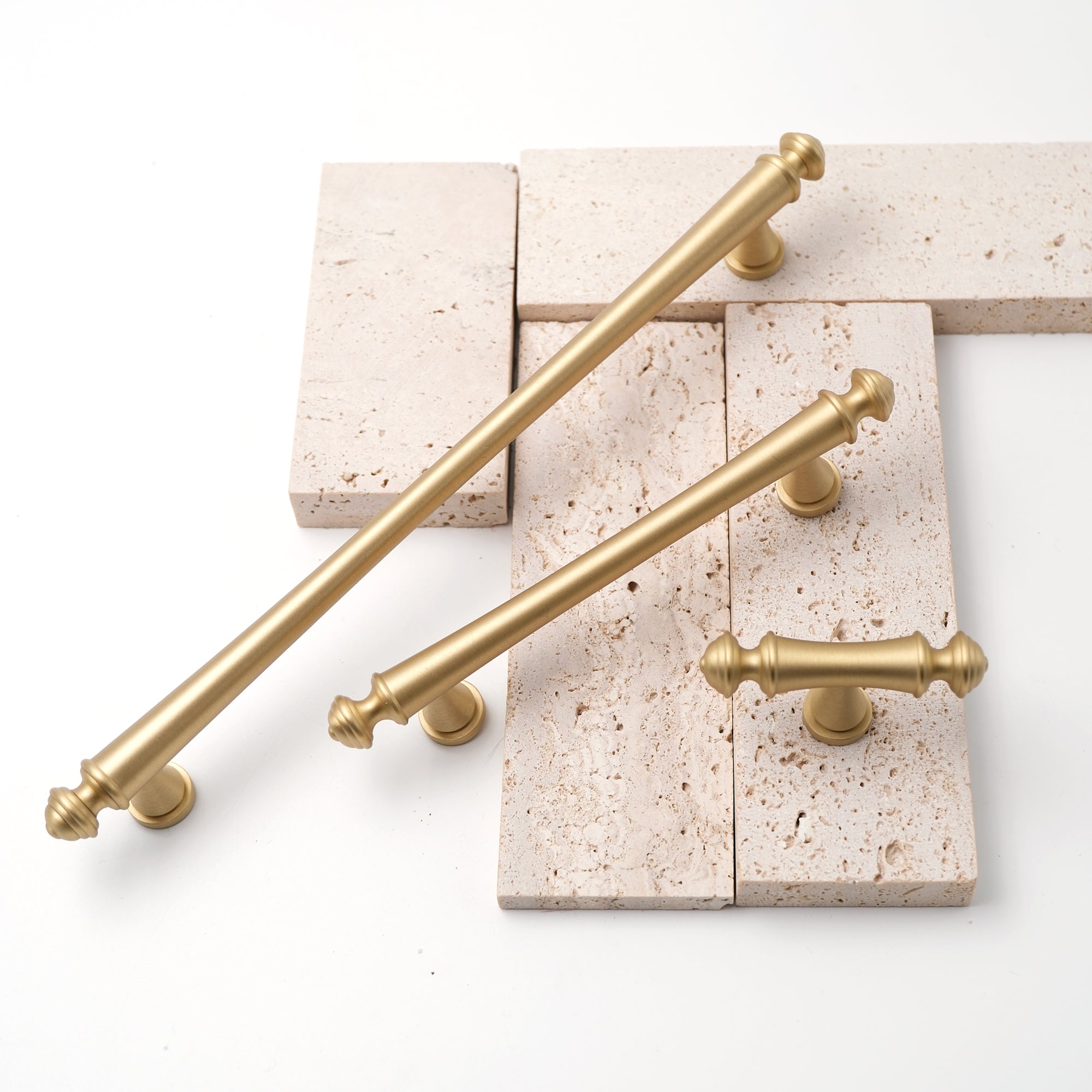 Satin Brass Cabinet Pulls | SN01-B