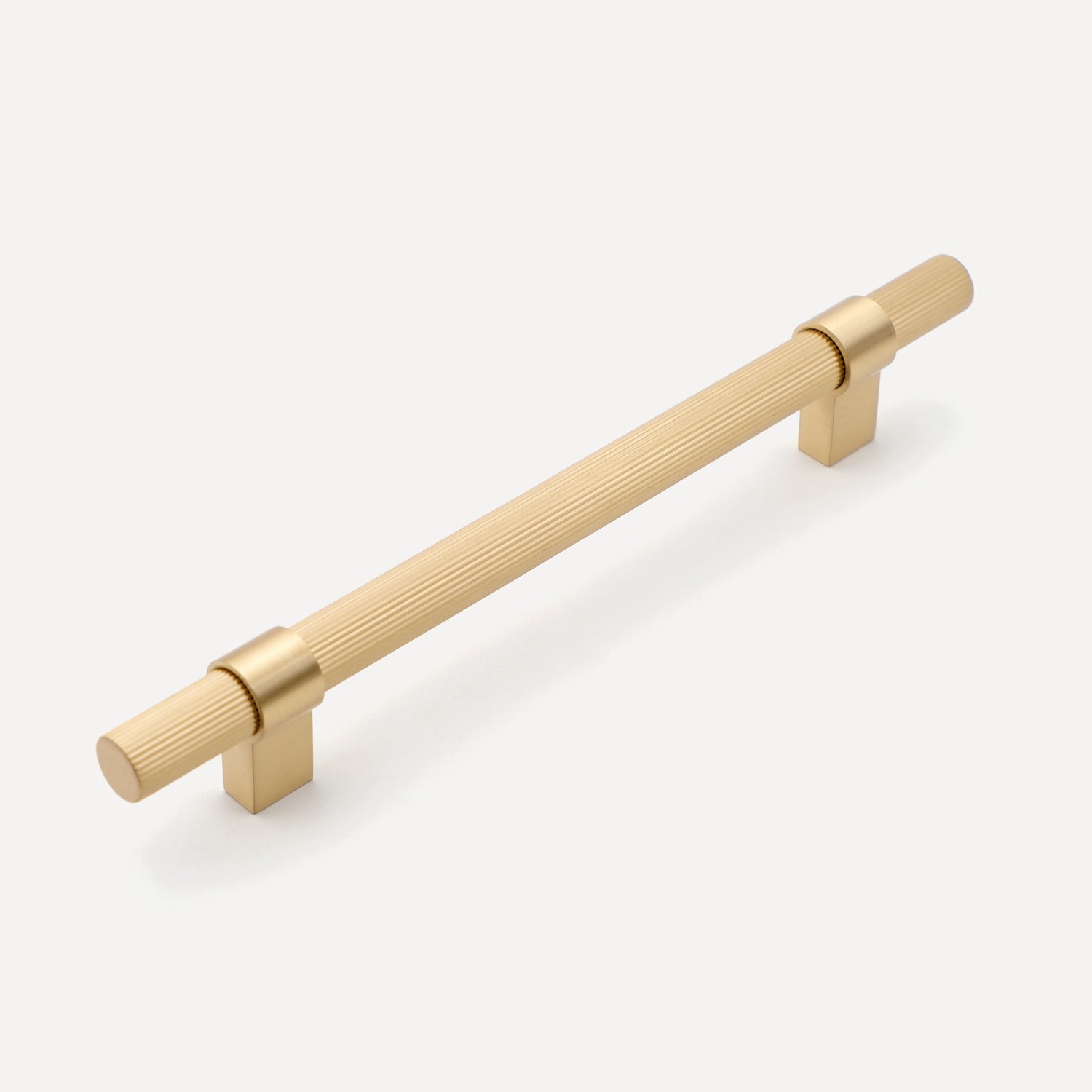 Linear Knurled Brass Handles | YH08