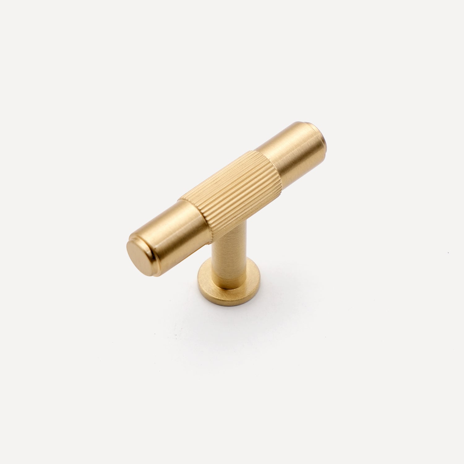 Linear Knurled Brass Handles | YH06-B