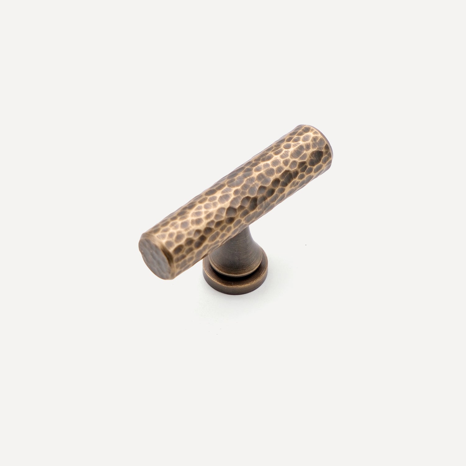 Hammered Aged Brass Handles | QA04-A