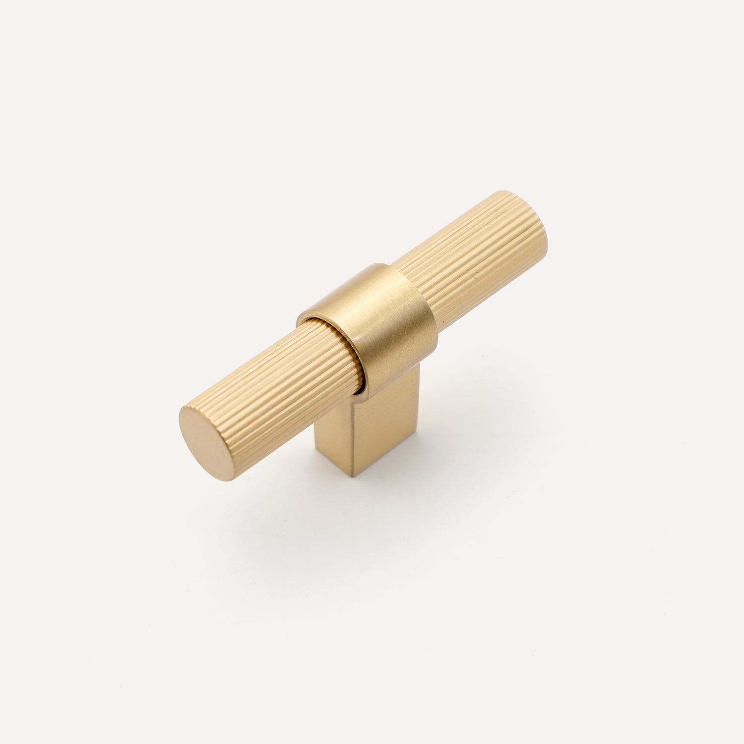 Linear Knurled Brass Handles | YH08