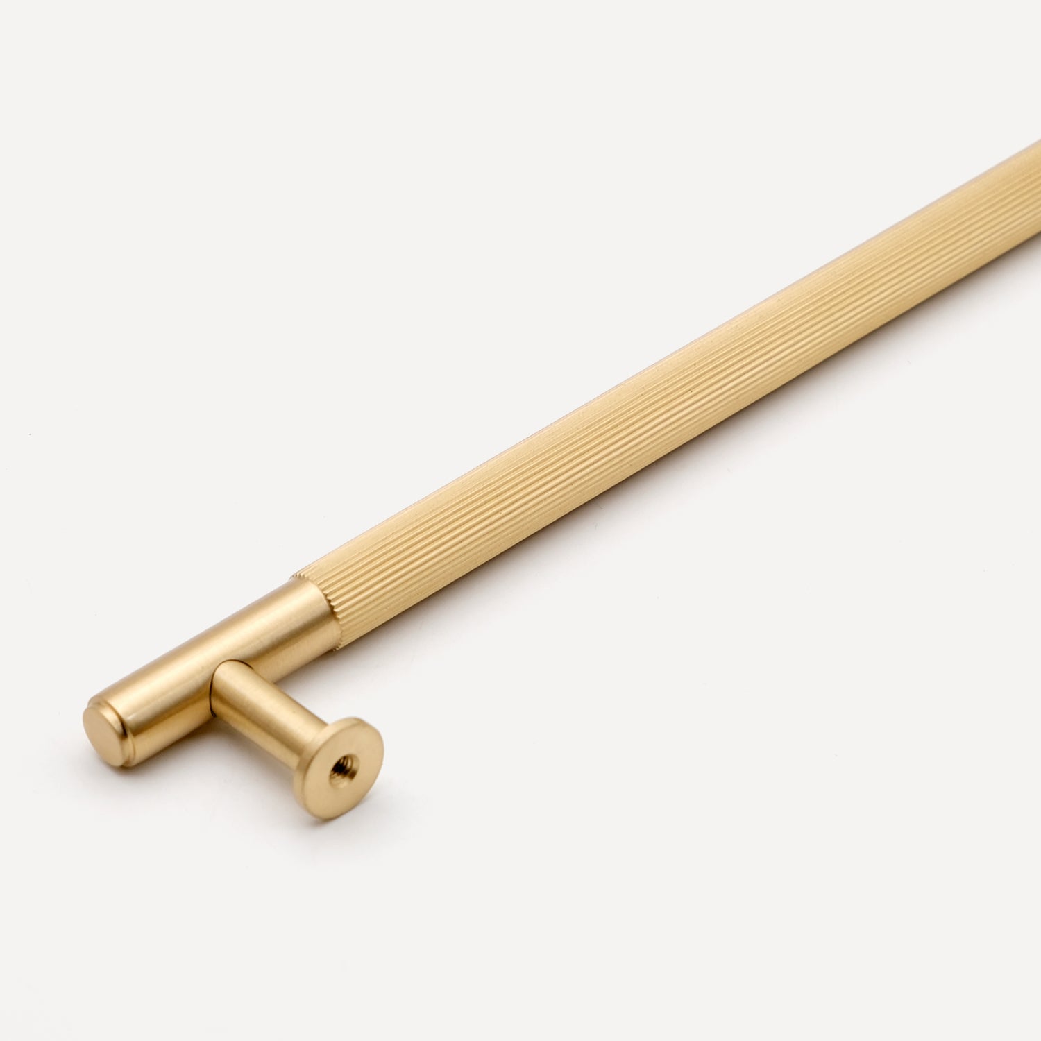 Linear Knurled Brass Handles | YH06-B