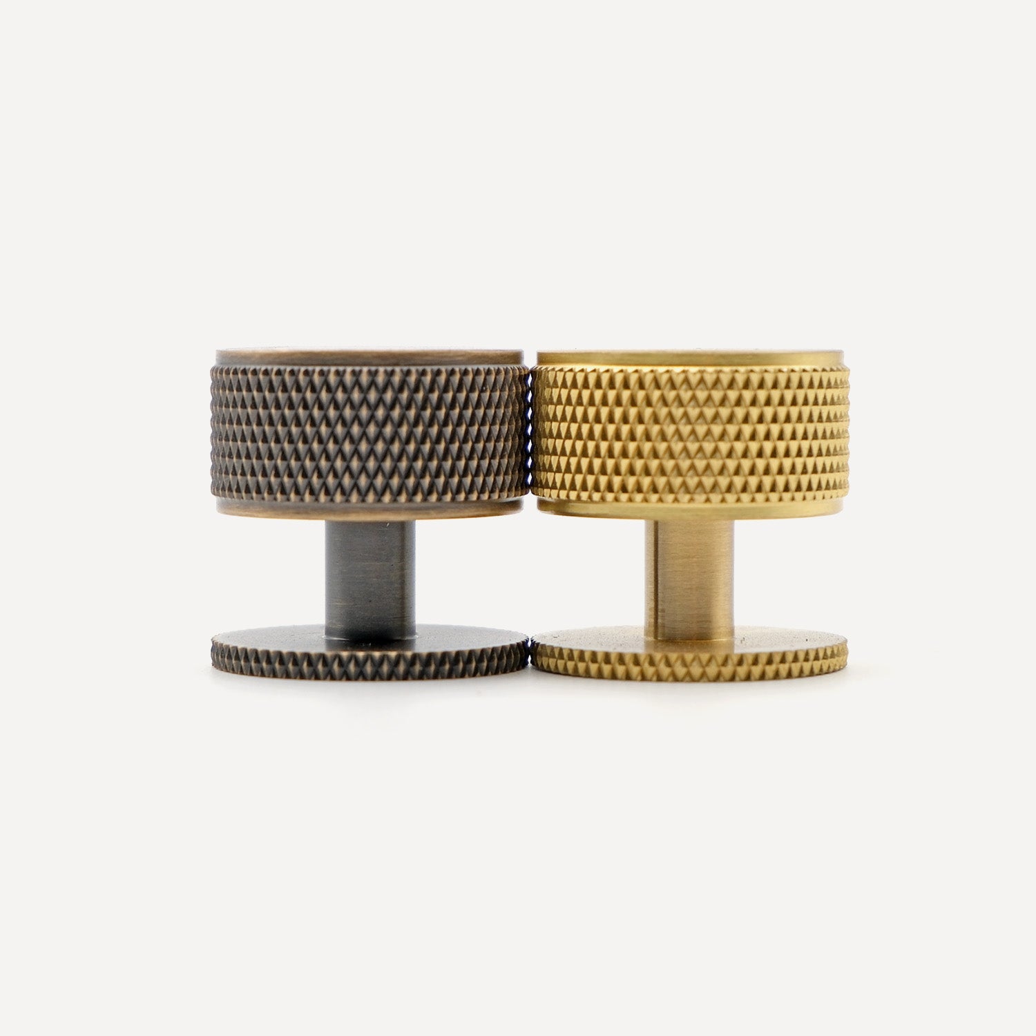 Knurled Solid Brass Knobs | QSX03-B