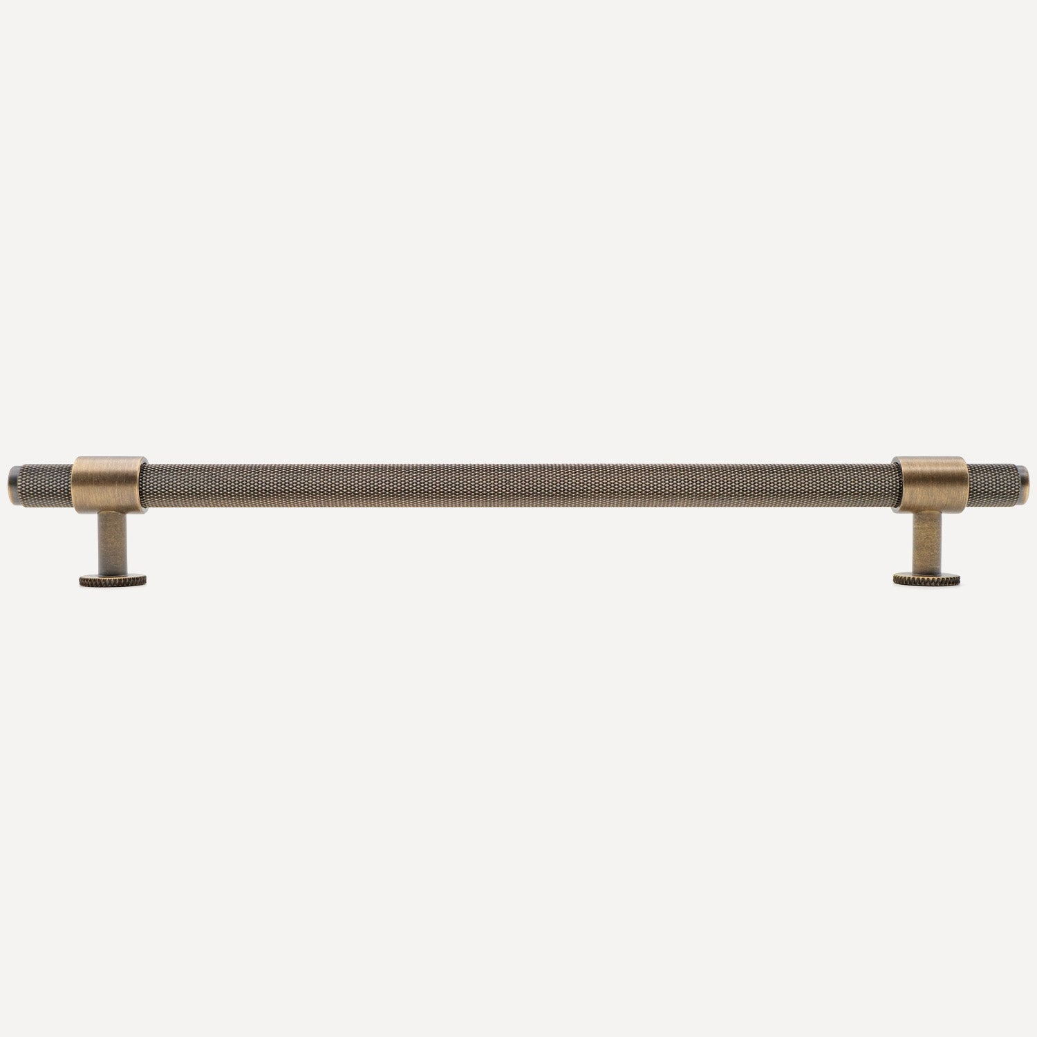 Knurled Antique Brass Handles | QS03-A