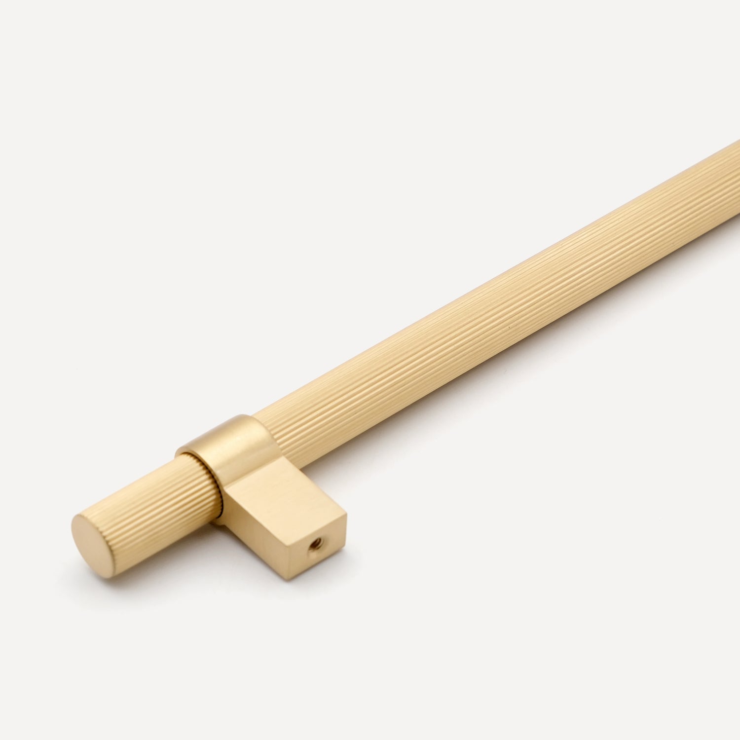 Linear Knurled Brass Handles | YH08