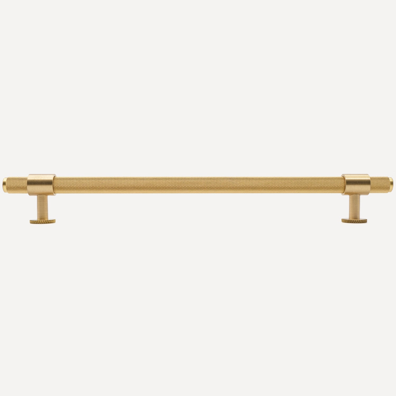 Knurled Brass Drawer Pulls | QS03-B