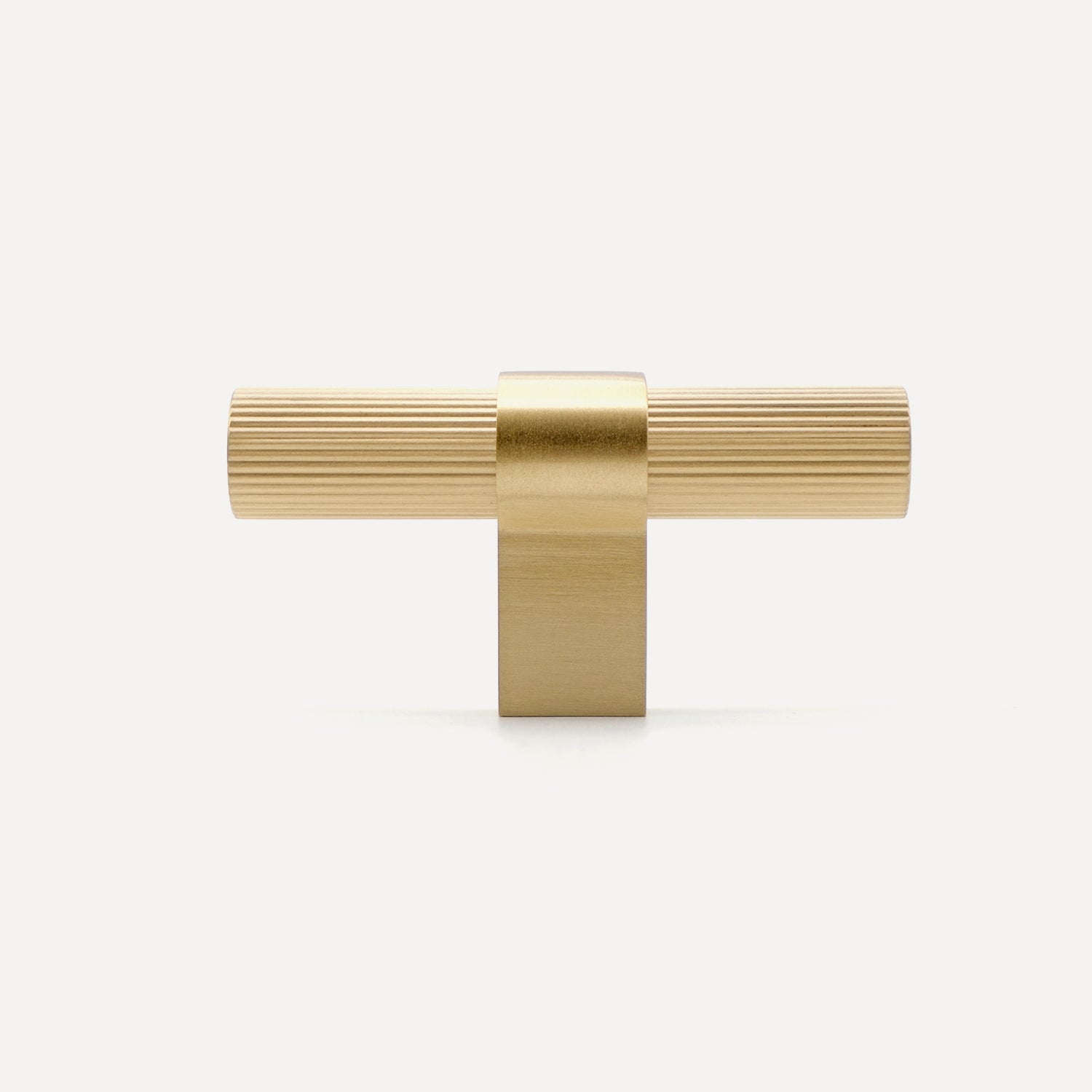 Linear Knurled Brass Handles | YH08